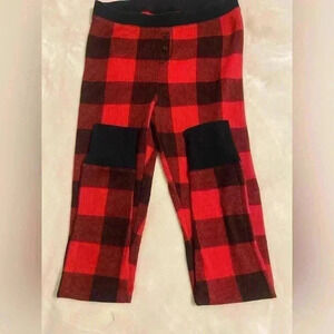 Old Navy Red & Black Plaid PJ bottoms women’s size small